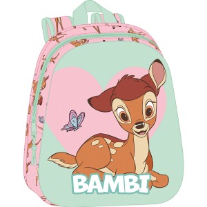 Schulrucksack Clásicos Disney grün Rosa 27 x 33 x 10 cm