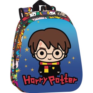 Cartable Harry Potter Bleu Multicouleur 27 x 33 x 10 cm