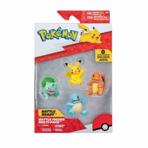 Figurine Pokémon Kanto 5 cm 4 Pièces