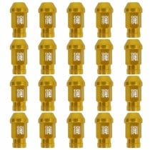 Set Nuts OMP Gold 40 mm 20 uds M12 x 1,50