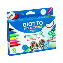 Marker-Set Giotto Decor Textile Bunt (6 Stück)