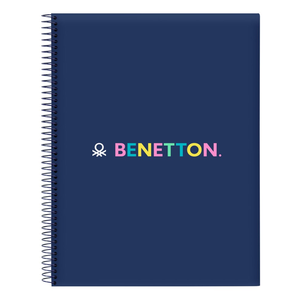 Carnet Benetton Cool Blue marine A4 120 Volets