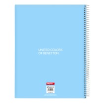 Carnet Benetton Spring Bleu ciel A4 120 Volets