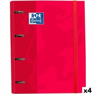 Ringbuch Oxford Classic Rot A4+ (4 Stück)