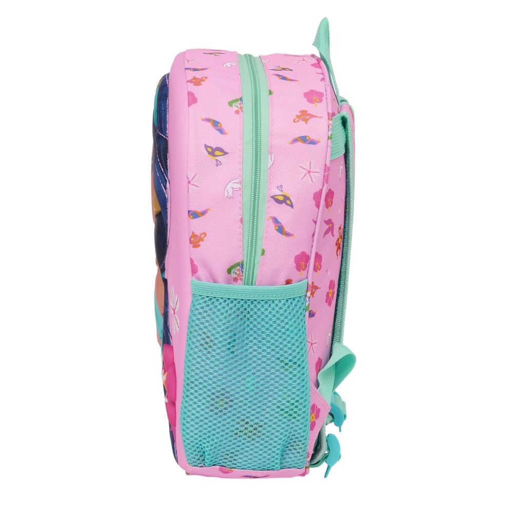 Kinderrucksack 3D Disney Princess Jasmine Rosa 27 x 33 x 10 cm