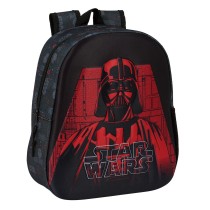 Kinderrucksack 3D Star Wars Schwarz 27 x 33 x 10 cm