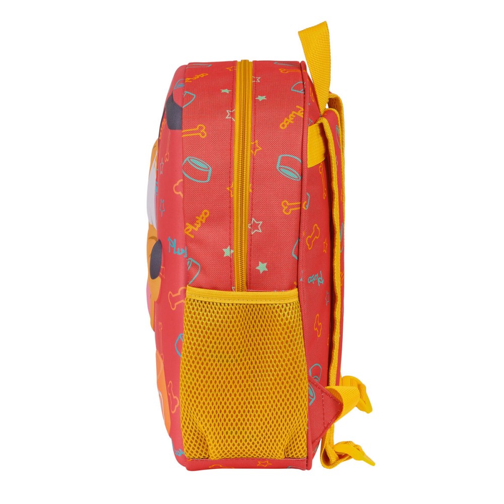 Kinderrucksack 3D Clásicos Disney Pluto Orange 27 x 33 x 10 cm