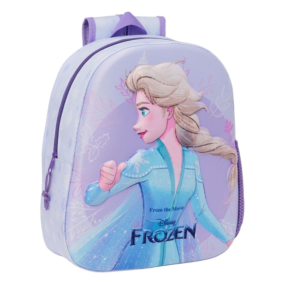 Kinderrucksack 3D Frozen Lila 27 x 33 x 10 cm