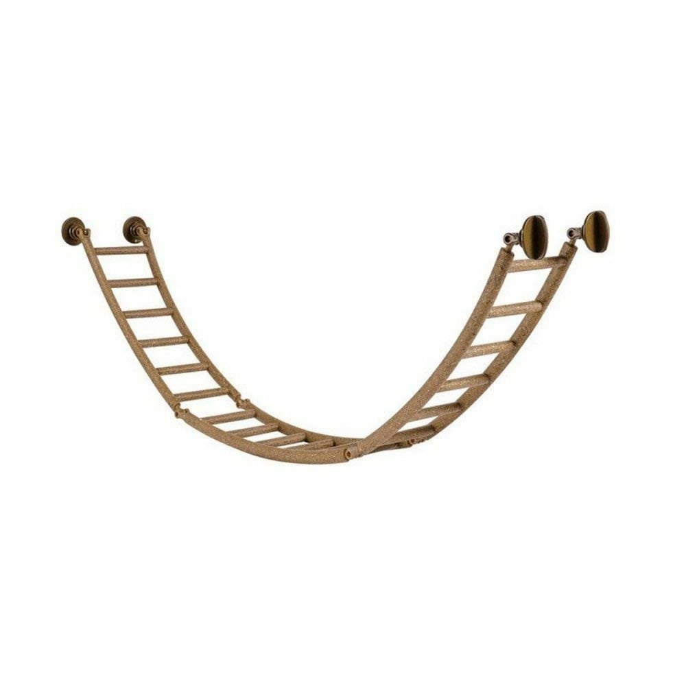 Käfigzubehör IMAC 20,5 X 1 X 6,5 CM Leiter Halsband Braun