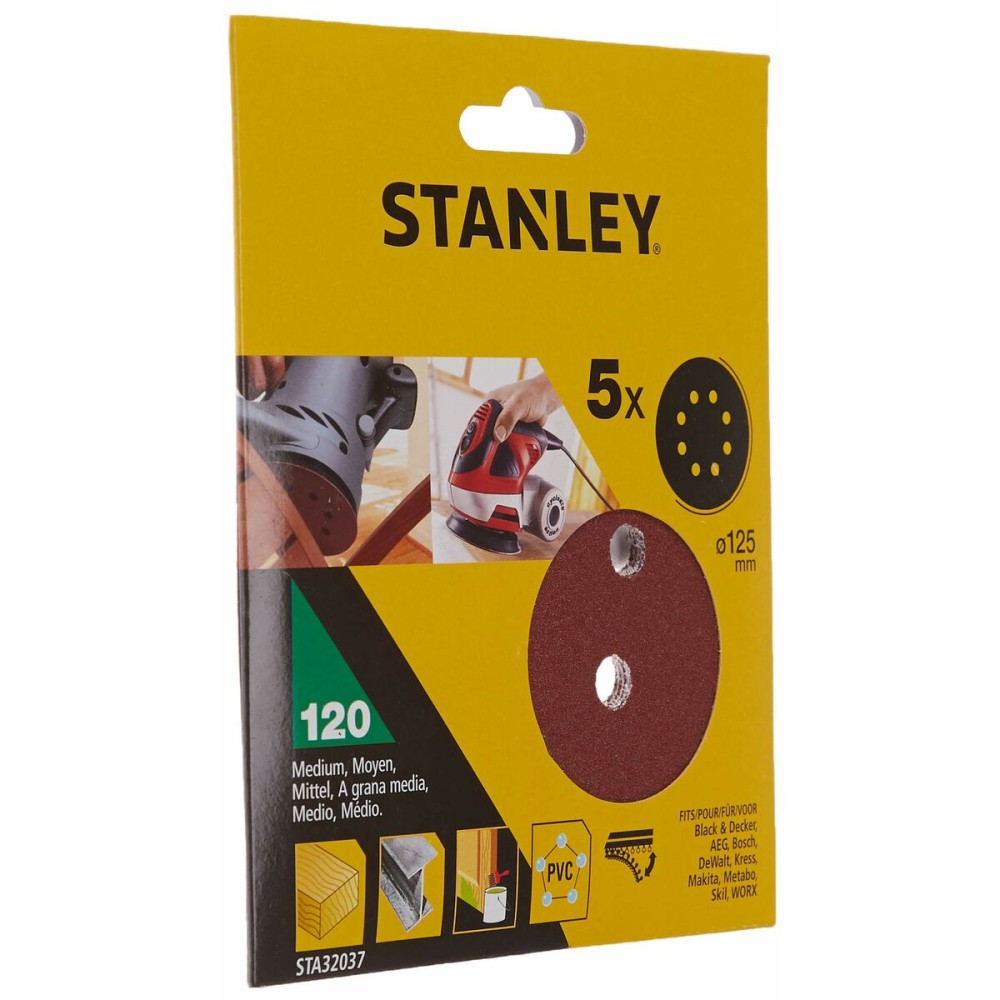 Sanding discs Stanley (5 Units)