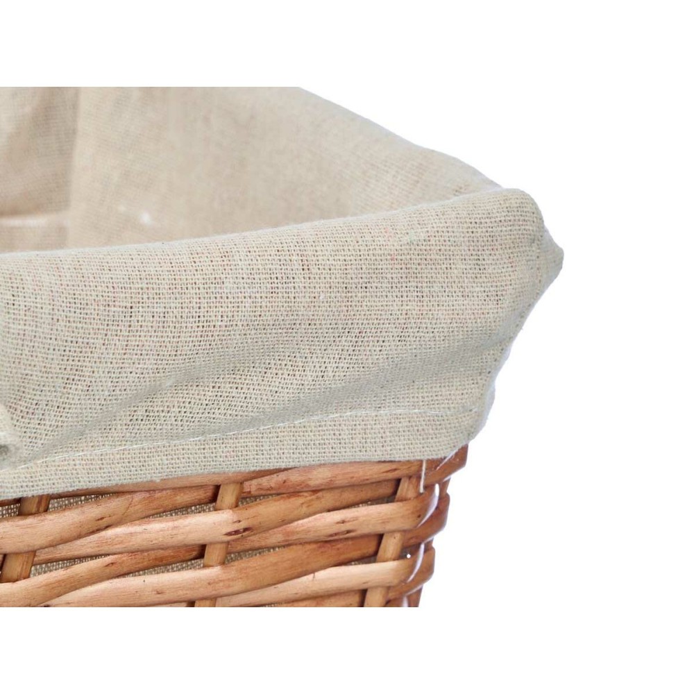 Basket set Kipit Natural Polyester Cotton wicker 3 Pieces (8 Units)