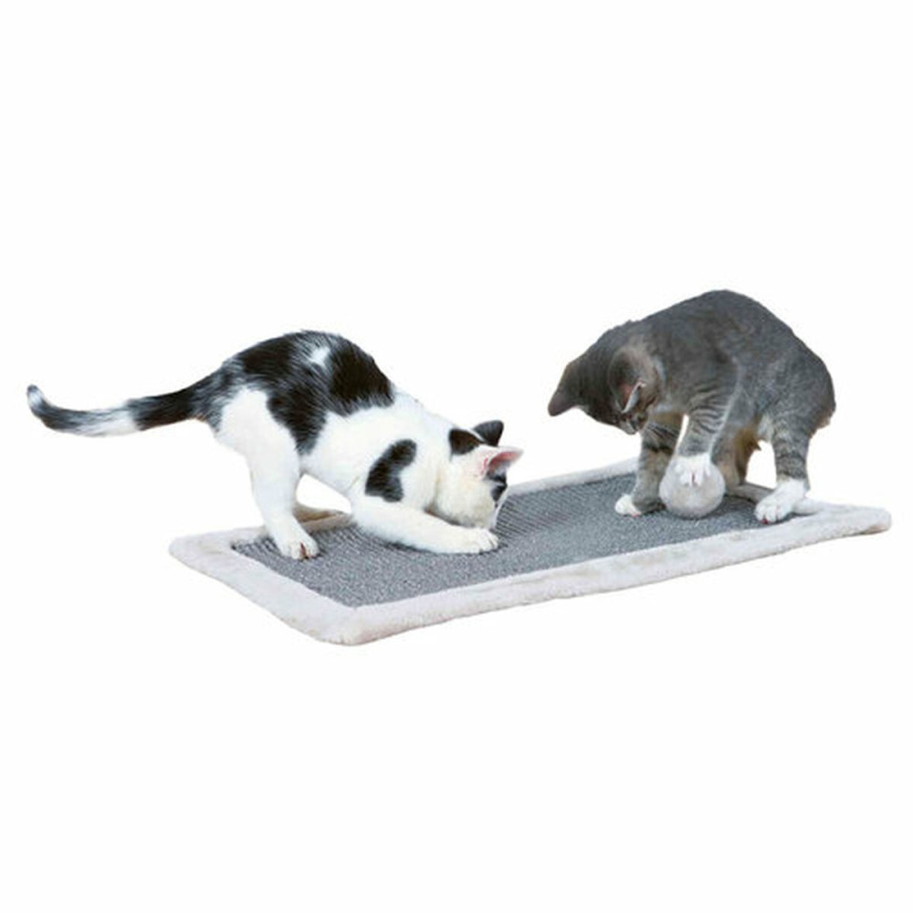 Kratzbaum für Katzen Trixie Grau Hellgrau Polyester Sisal EVA 55 × 35 cm