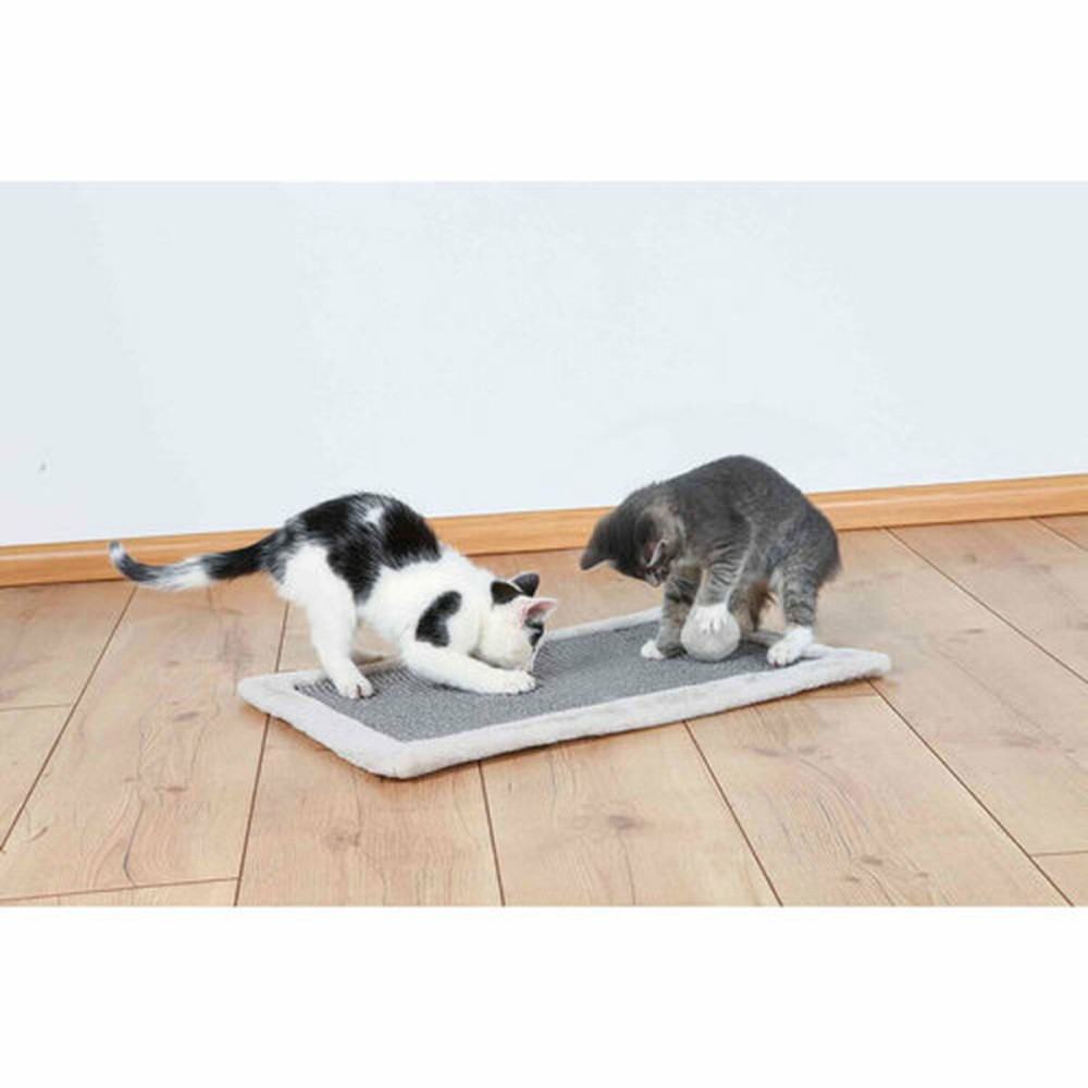 Kratzbaum für Katzen Trixie Grau Hellgrau Polyester Sisal EVA 55 × 35 cm