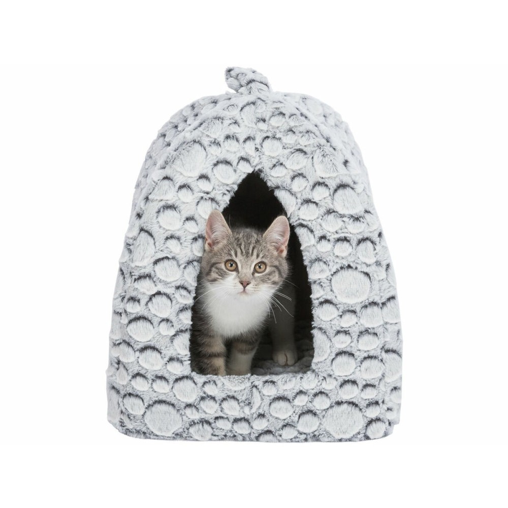 Hut Trixie White Grey 32 × 42 × 32 cm