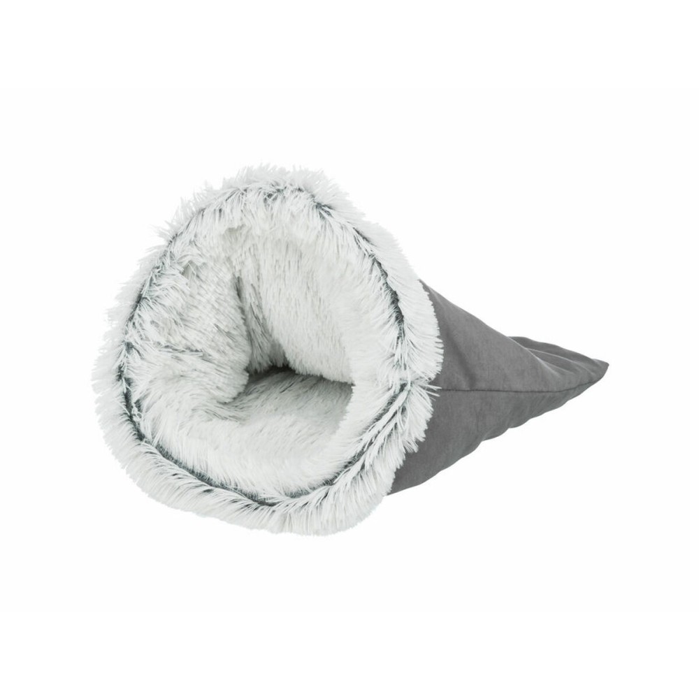 Haustierbettchen Trixie Harvey Weiß Schwarz Grau Polyester Plüsch Ø 30 × 50 CM