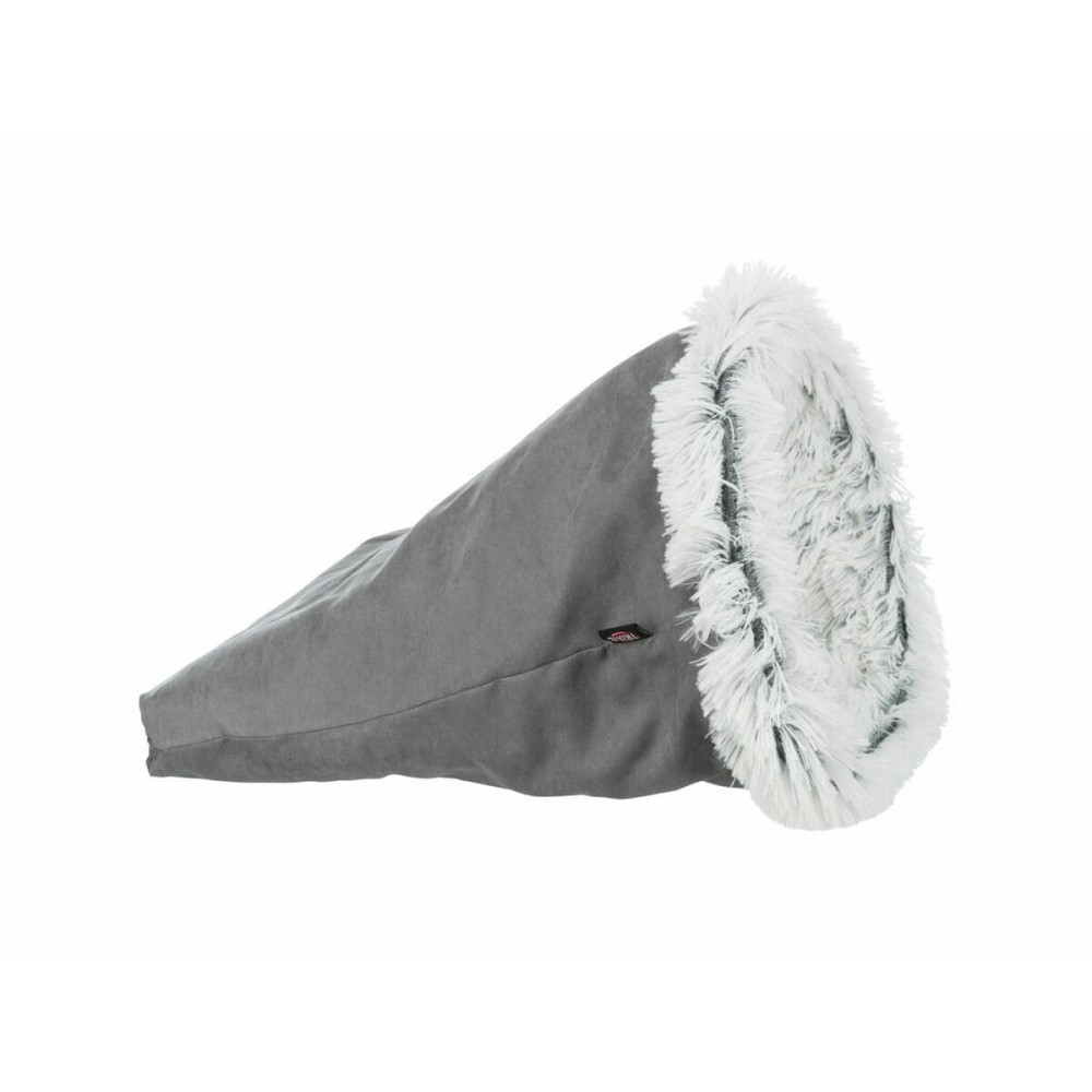 Pet bed Trixie Harvey White Black Grey Polyester Plush Ø 30 × 50 CM