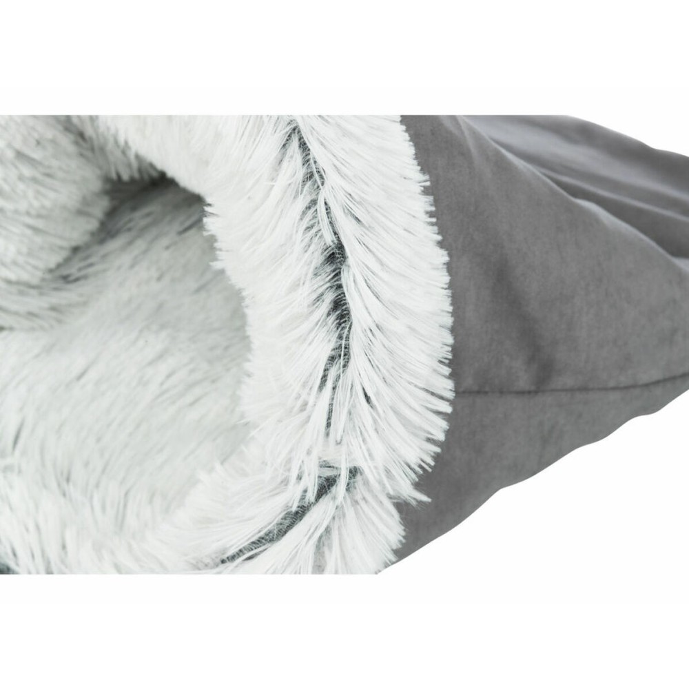 Haustierbettchen Trixie Harvey Weiß Schwarz Grau Polyester Plüsch Ø 30 × 50 CM