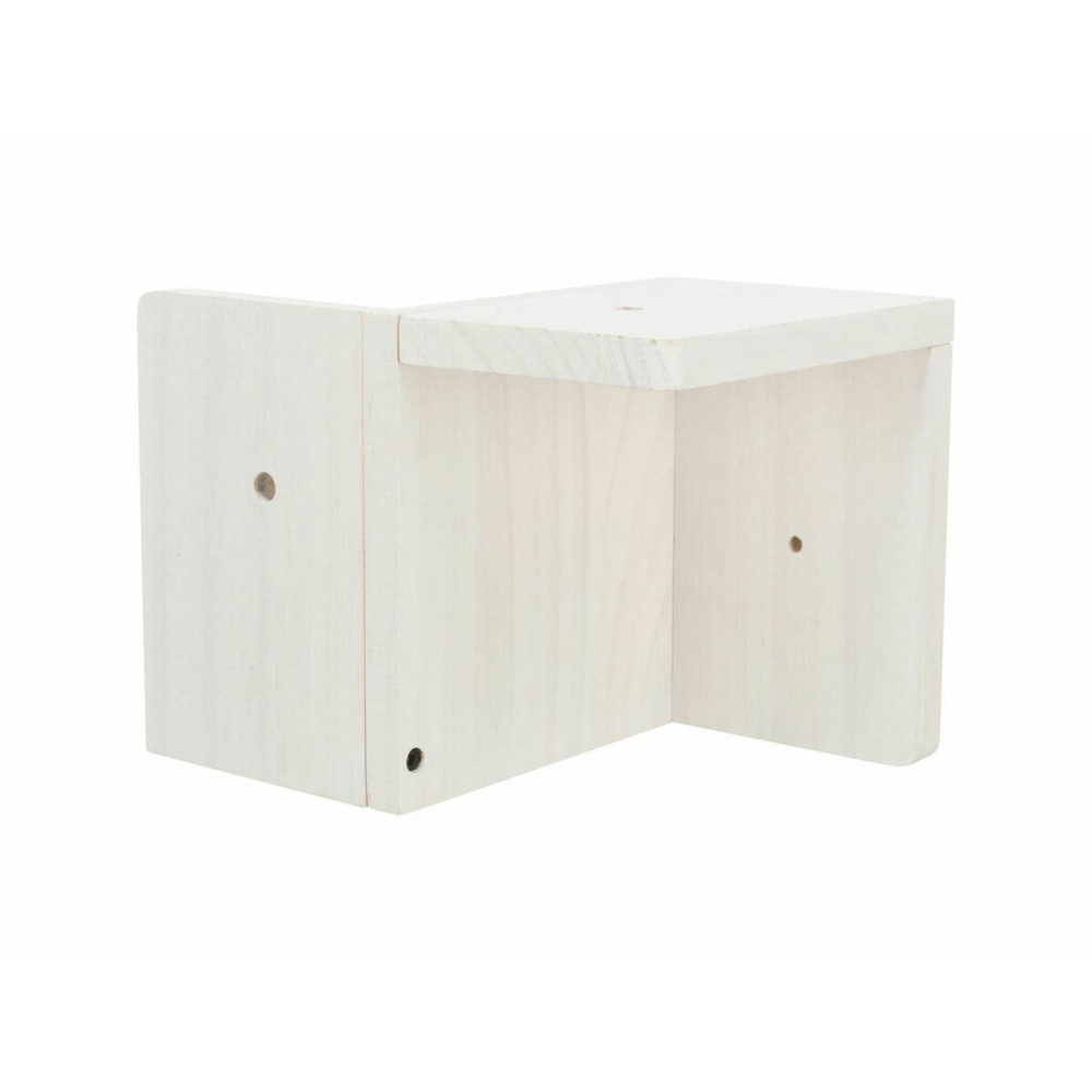 Wandhalterung Trixie Weiß Holz 16 × 21 × 16 CM