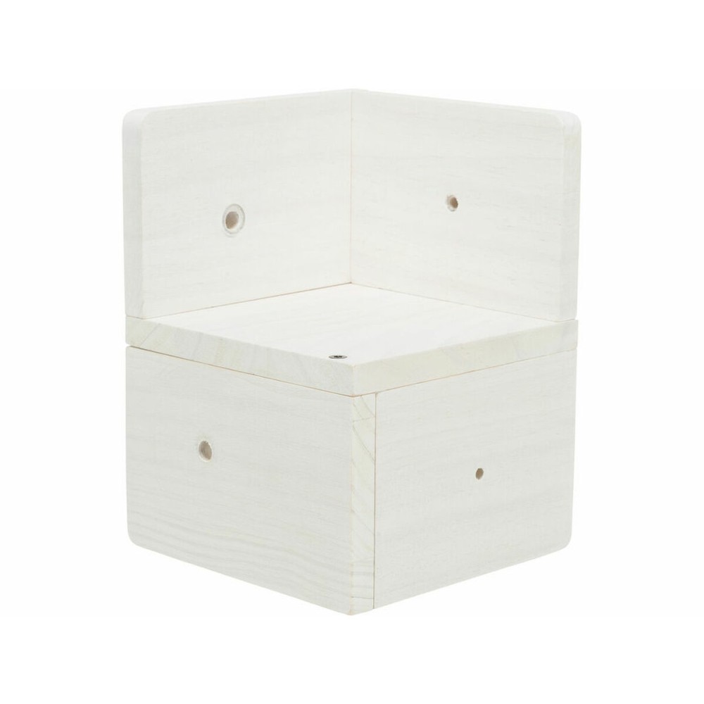 Wandhalterung Trixie Weiß Holz 16 × 21 × 16 CM