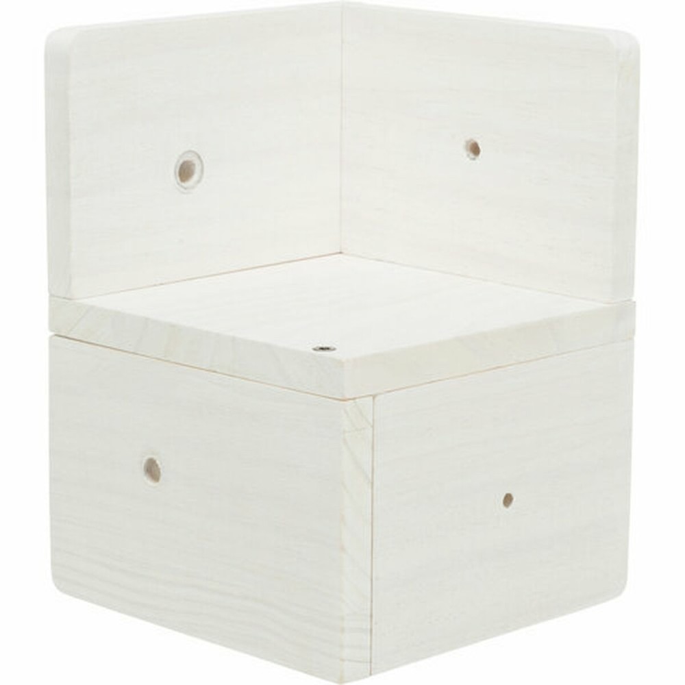 Wandhalterung Trixie Weiß Holz 16 × 21 × 16 CM