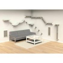Support mural Trixie Blanc Bois 16 × 21 × 16 CM