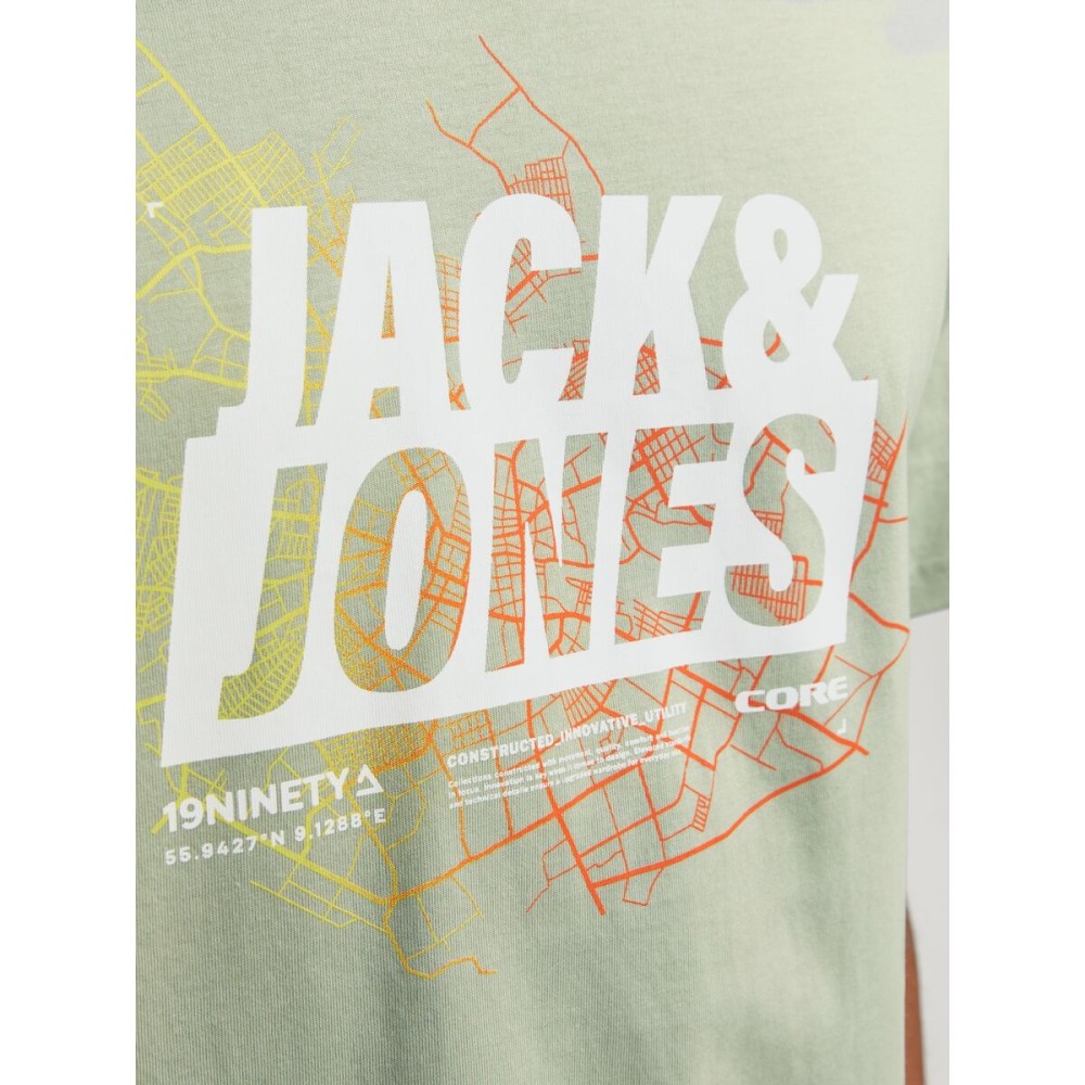 Herren Kurzarm-T-Shirt Jack & Jones JCOMAP SUMMER 12257908 grün