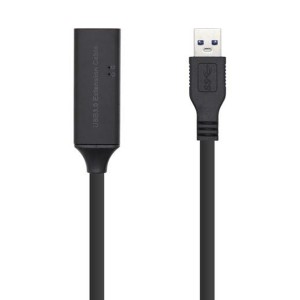 USB Adapter Aisens A105-0407 Schwarz 5 m USB 3.0 (1 Stück)