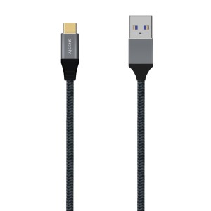 USB A to USB-C Cable Aisens A107-0630 50 cm Grey (1 Unit)