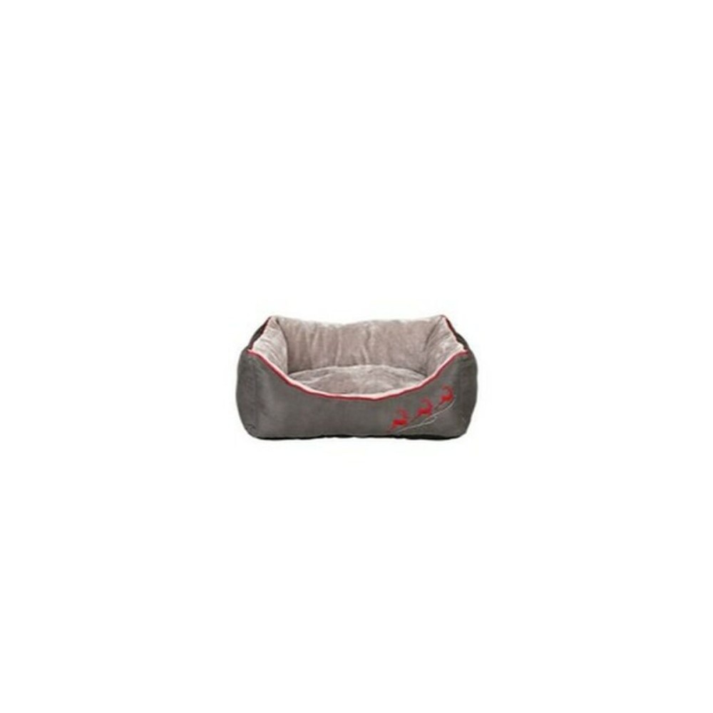 Hundebett Trixie Rot Grau 75 x 65 cm