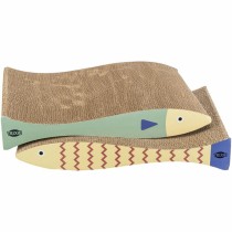 Kratzbaum für Katzen Trixie Creme Minze Pappe 40 × 30 × 11 cm (2 Stücke) (2 Stück)