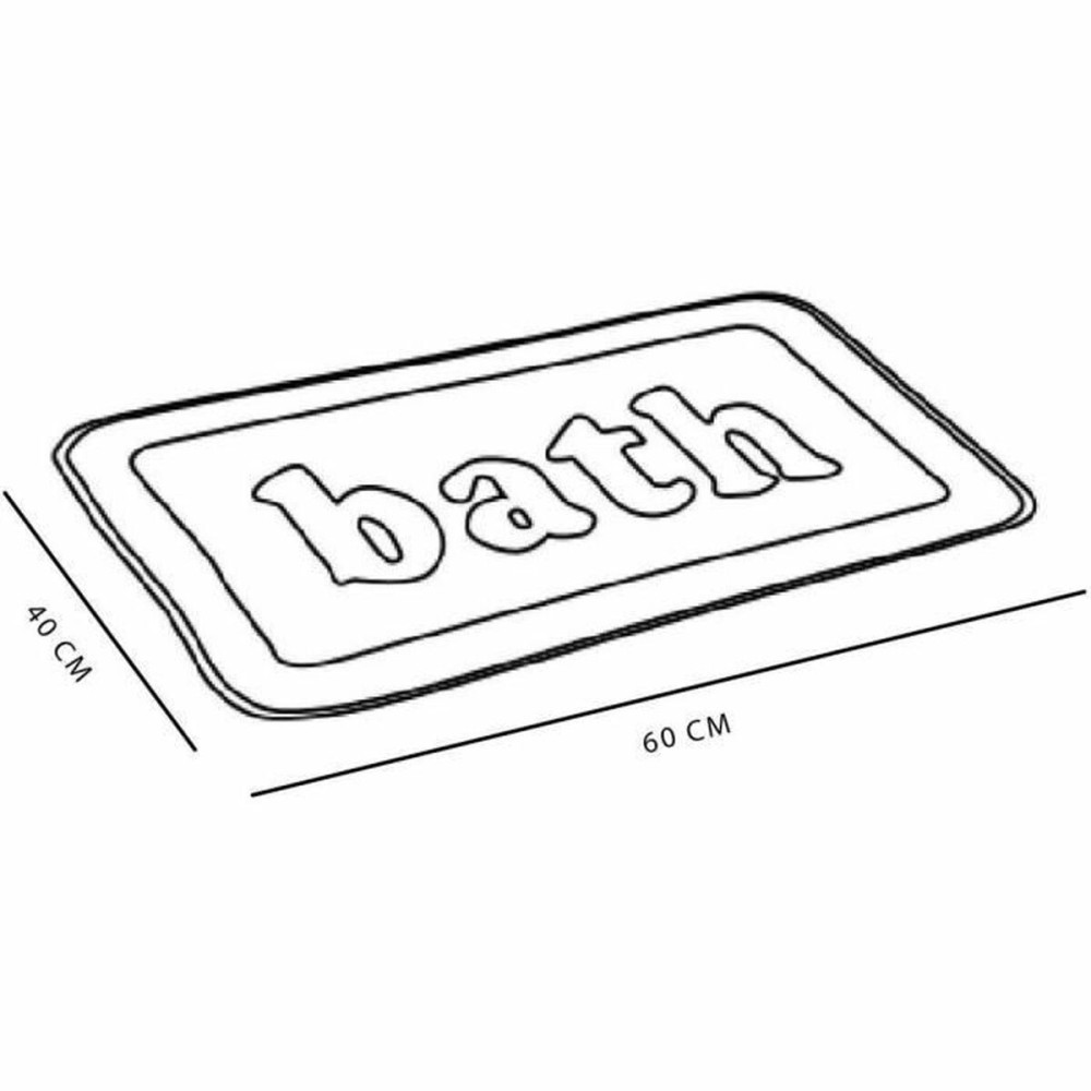 Tapis Antidérapant pour Baignoire TODAY UTILITY Vert 40 x 60 cm