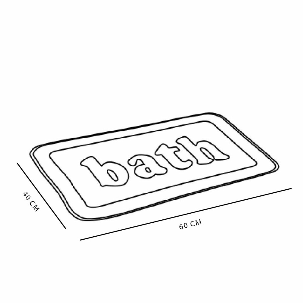 Tapis Antidérapant pour Baignoire TODAY UTILITY Vert 40 x 60 cm