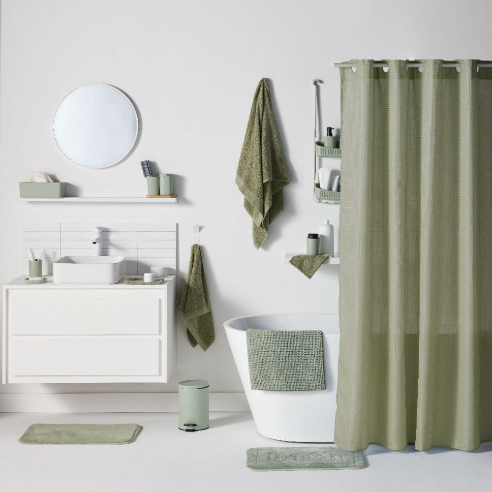 Non-Slip Bath Mat TODAY UTILITY Green 40 x 60 cm