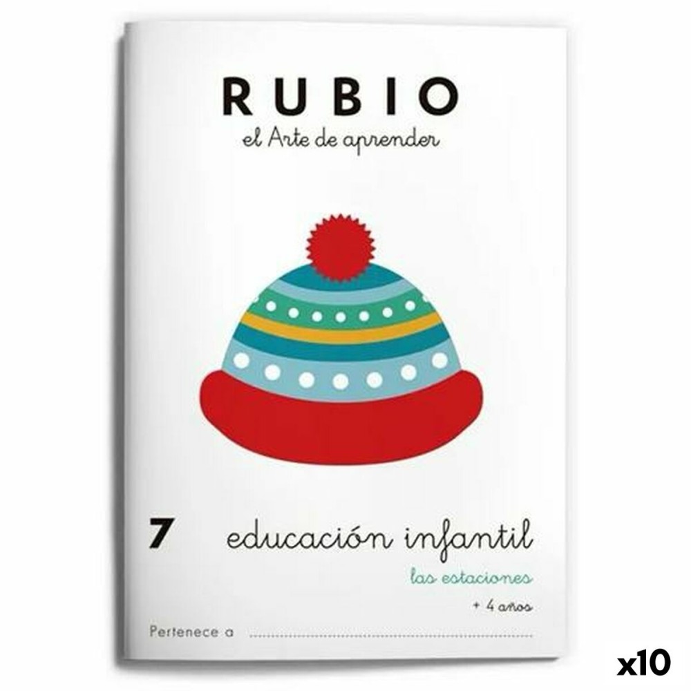 Carnet de notes sur l'éducation de la petite enfance Rubio Nº7 A5 Espagnol (10 Unités)