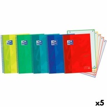 Cahier Oxford Ebook5 Touch Multicouleur A4+ 120 Volets (5 Unités)