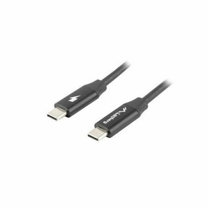 USB-C Cable Lanberg CA-CMCM-40CU-0010-BK Black 1 m (1 Unit)