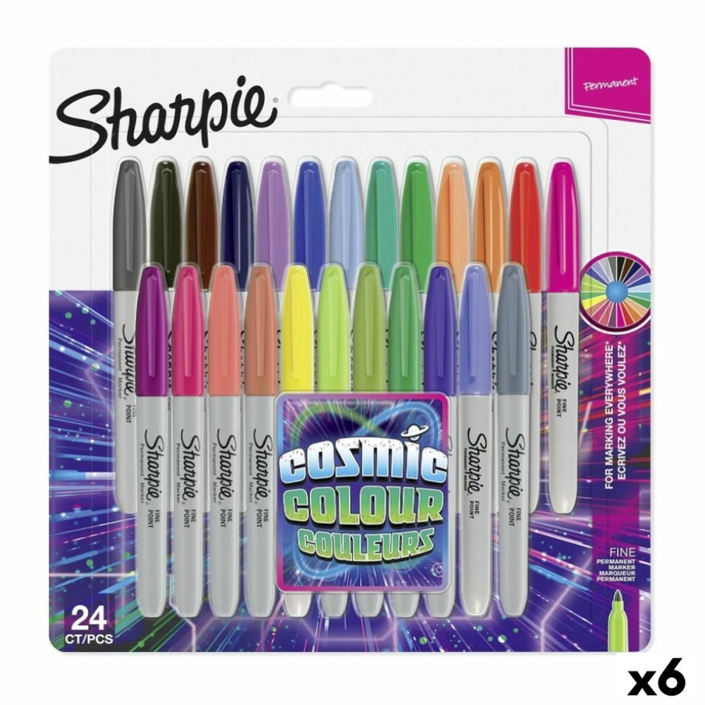 Marker-Set Sharpie Cosmic Colour Bunt (6 Stück)