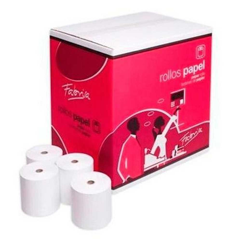 Thermopapierrolle Fabrisa Weiß 57 x 35 mm (12 Stück)