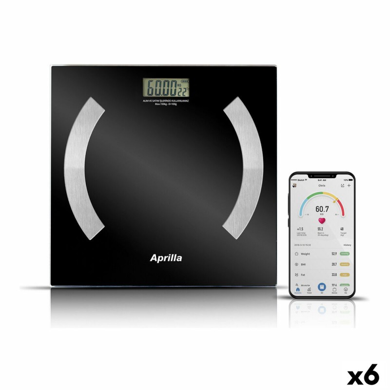 Bluetooth Digitalwaage Aprilla (6 Stück)