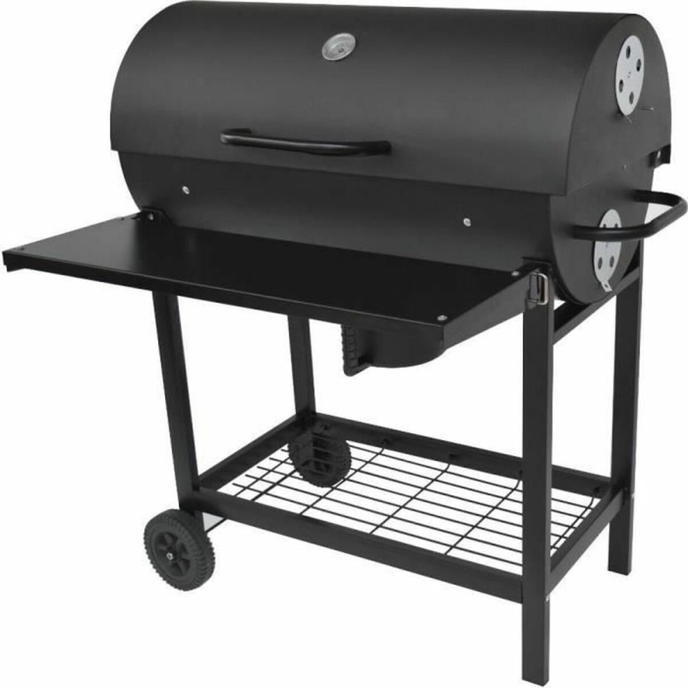 Barbecue à Charbon avec Couvercle et Roulettes Fieldmann FZG 1007 Noir