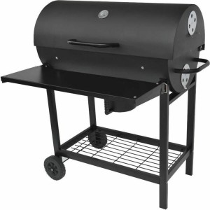 Barbecue à Charbon avec Couvercle et Roulettes Fieldmann FZG 1007 Noir