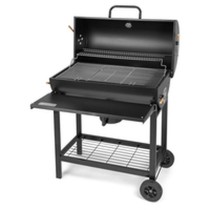 Barbecue à Charbon avec Couvercle et Roulettes Fieldmann FZG 1007 Noir