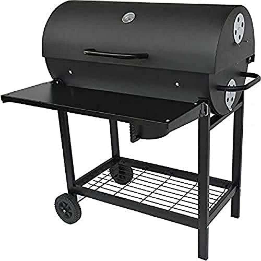 Barbecue à Charbon avec Couvercle et Roulettes Fieldmann FZG 1007 Noir