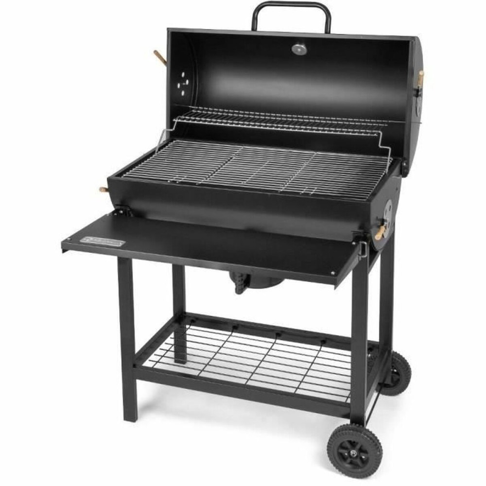 Barbecue à Charbon avec Couvercle et Roulettes Fieldmann FZG 1007 Noir
