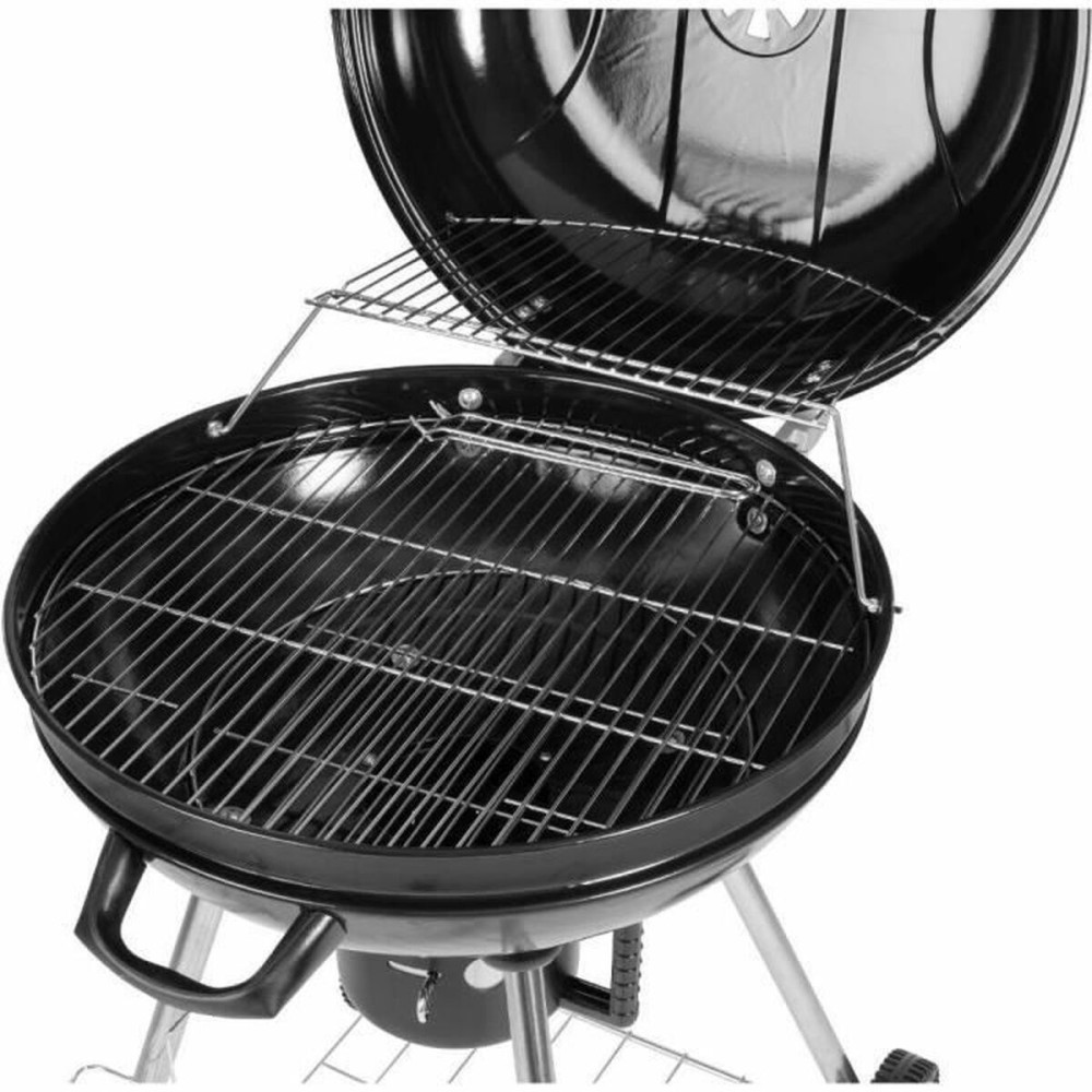 Kohlegrill mit Deckel und Rädern Fieldmann FZG 1004 Schwarz rund