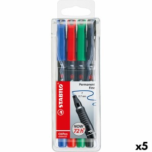 Marker-Set Stabilo Oh Pen Bunt 0,7 mm (5 Stück)