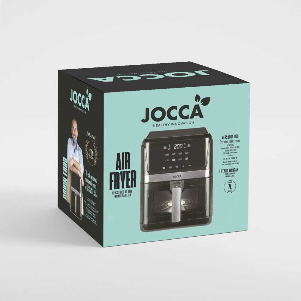 Friteuse à Air JOCCA Noir 1600 W 7 L