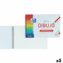 Drawing Pad Oxford White A5+ 20 Sheets (5 Units)