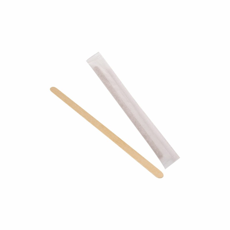 Kit of coffee stirrers Algon Case Wood 36 Units