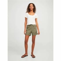 Damen-Sportshorts Jack & Jones grün Leinen